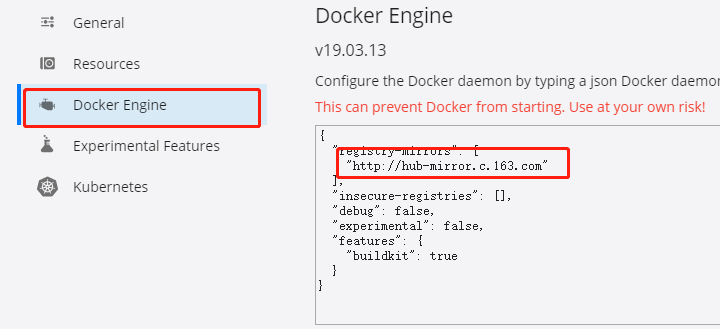 set registry-mirrors for Docker Desktop