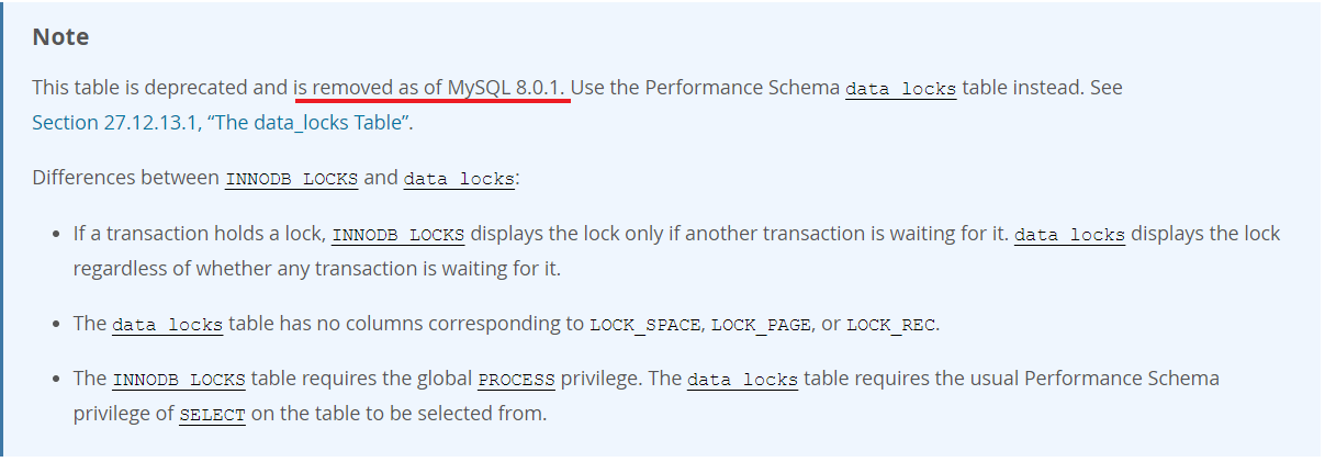 mysql 8.0 document