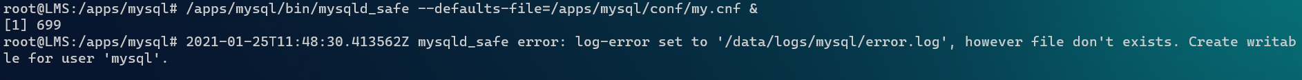 error.log Can't creatable